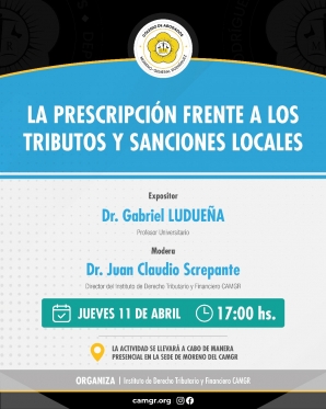 LA PRESCRIPCION FRETE A LOS TRIBUTOS Y SANCIONES LOCALES